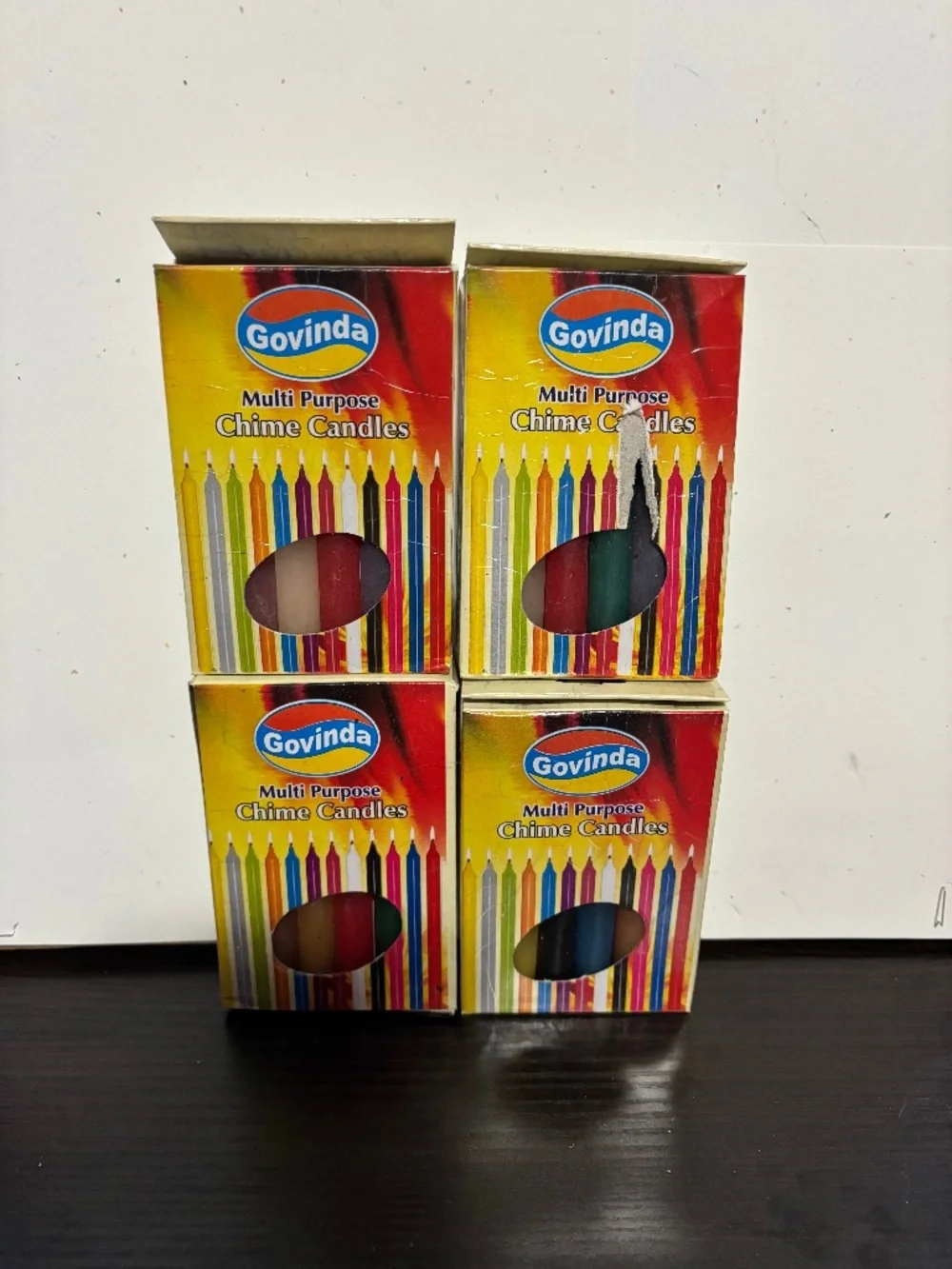 chime candles x 4